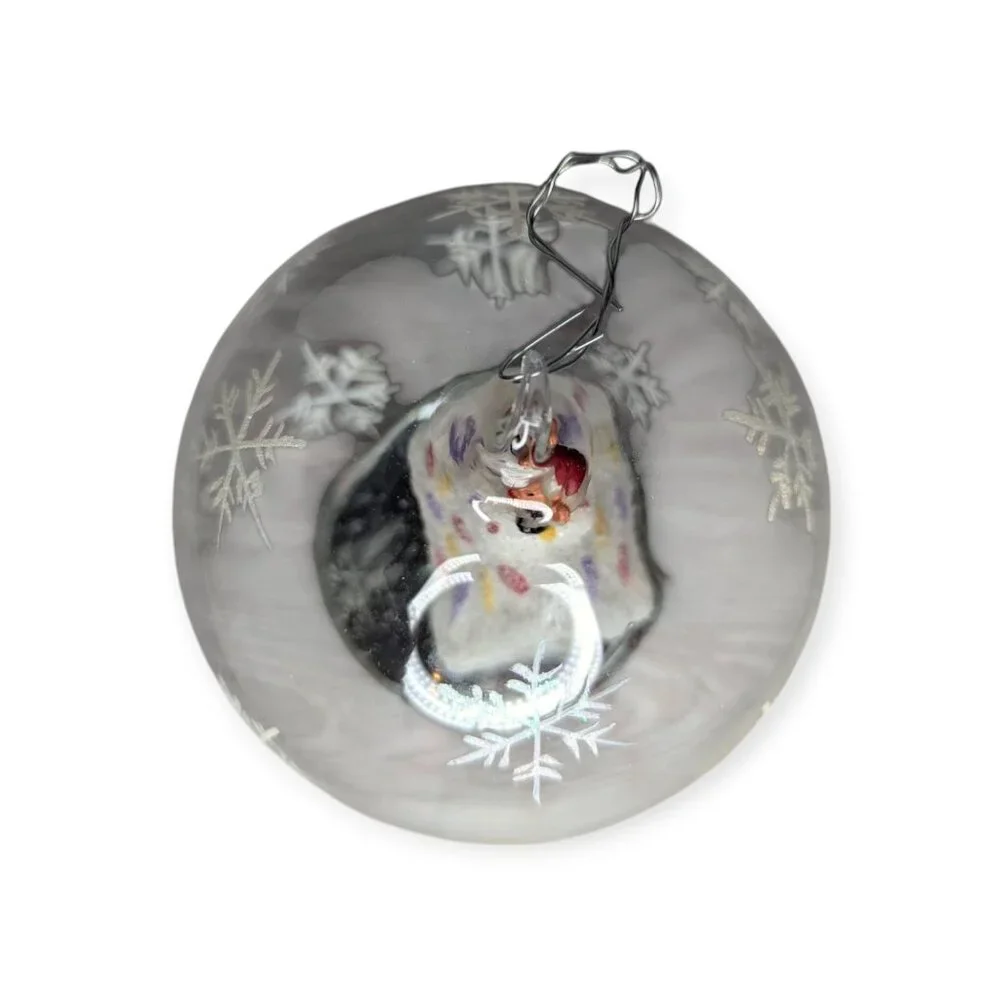 Christopher Radko LED Blown Gloss Christmas Ornament with Original Box